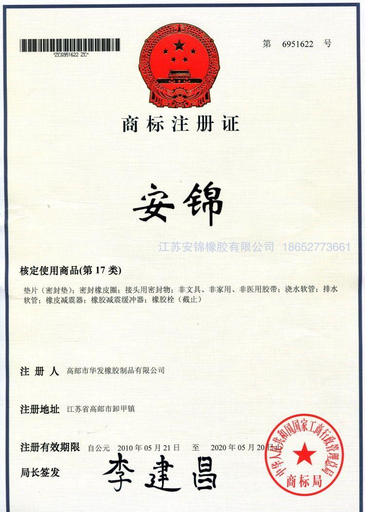 商標(biāo)注冊(cè)證